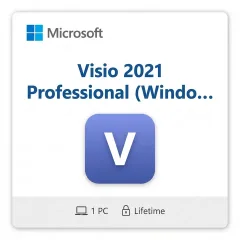 Microsoft Visio 2021 Professional (Windows PC) Microsoft Visio 2021 Professional (Windows PC) digital product key - genuine one-time purchase for Windows, digital delivery by email | Maventech