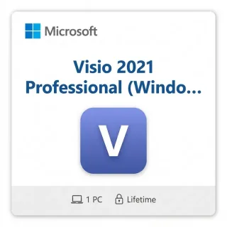 Microsoft Visio 2021 Professional (Windows PC) Microsoft Visio 2021 Professional (Windows PC) digital product key - genuine one-time purchase for Windows, digital delivery by email | Maventech