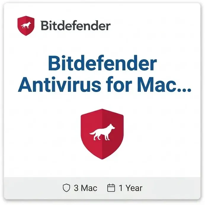 Bitdefender Antivirus for Mac — 3 Mac, 1 Year Bitdefender Antivirus for Mac — 3 Mac, 1 Year digital product key - original, previously-licensed one-time purchase for Mac, digital delivery by email - buy bitdefender for 3 macs | Maventech