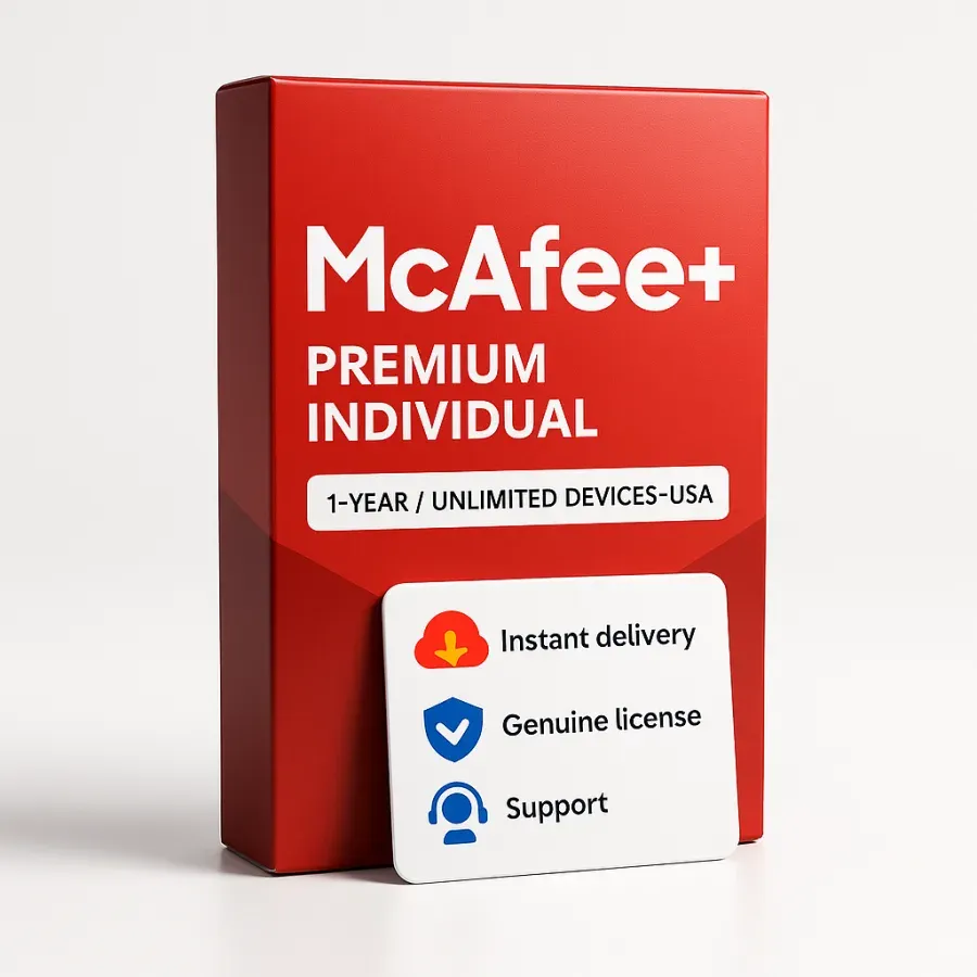 McAfee+ Premium Individual - 1-Year / Unlimited Devices - USA — view 2