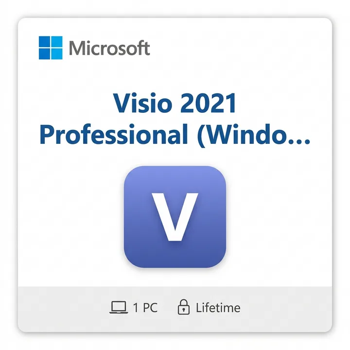 Microsoft Visio 2021 Professional (Windows PC)