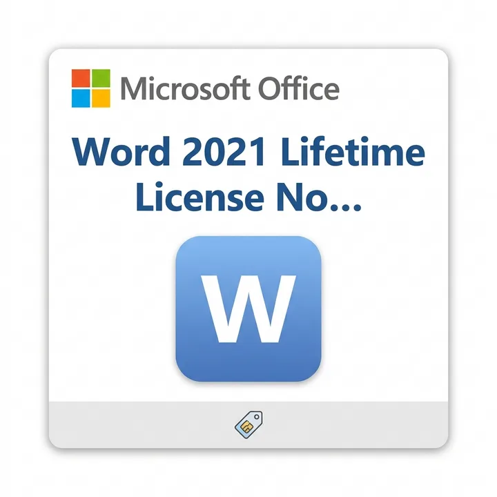 Microsoft Word 2021 (Mac) Lifetime License No Subscription