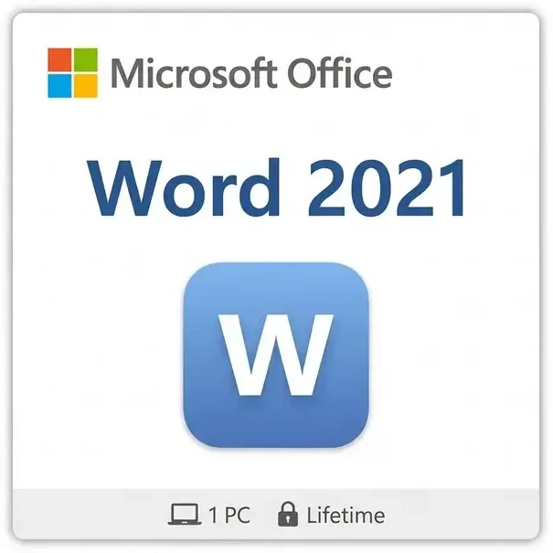 Microsoft Word 2021 (Windows) Microsoft Word 2021 (Windows) digital product key - original, previously-licensed one-time purchase for Windows, digital delivery by email - Microsoft Office One-Time Purchase | Maventech